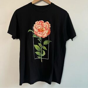 Black Floral Graphic Tee